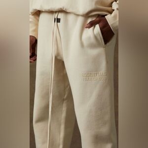 Fear of God Essentials Joggers Cream Men's Size Small